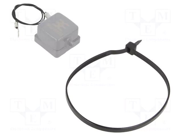 Protection cover; HDC; size 1; for latch; IP65; 21x21mm; -40÷125°C WEIDMÜLLER 1665750000