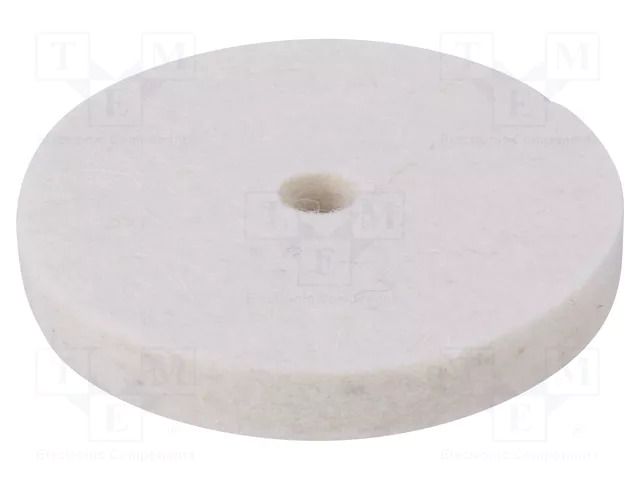 Polishing wheel; Ø: 75mm; Øhole: 10mm; felt WOLFCRAFT WF2130000