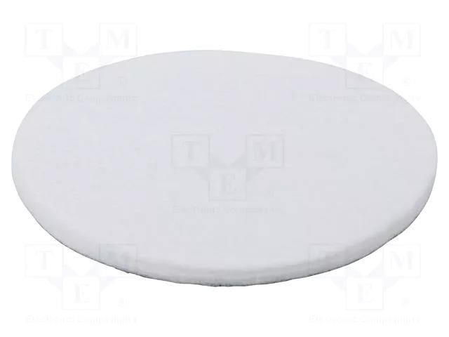 Polishing wheel; Ø: 125mm; felt; Mounting: bur WOLFCRAFT WF2208000