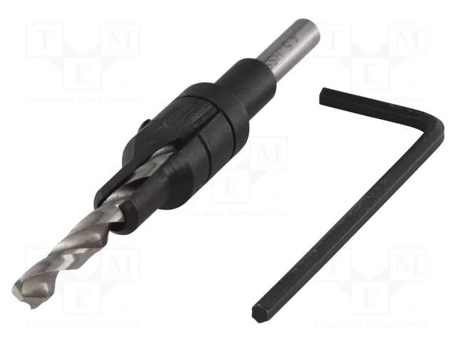 Screw starter; Ø: 4.5mm; Ø: 4.5÷11mm; wood,plastic,chipboard WOLFCRAFT WF2511000