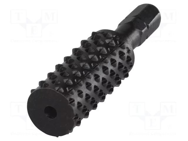 Rotary burr; Ø: 13.5mm; tool steel; wood; Working part len: 30mm WOLFCRAFT WF2527000