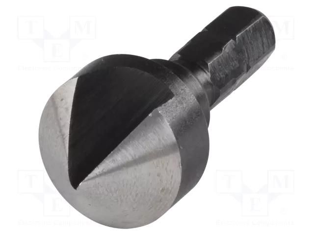 Countersink; 16mm; wood,metal,plastic; tool steel WOLFCRAFT WF2577000