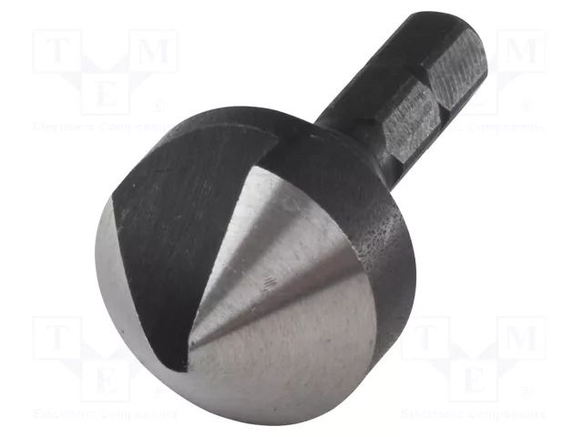 Countersink; 19mm; wood,metal,plastic; tool steel; hexagonal WOLFCRAFT WF2578000
