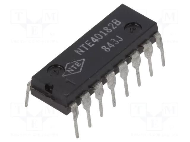 IC: digital; Look-Ahead Carry Generator; CMOS; THT; DIP16; 3÷18VDC NTE Electronics NTE40182B