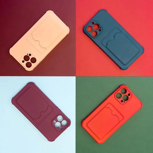 Card Armor Case Pouch Cover for Xiaomi Redmi 10X 4G / Xiaomi Redmi Note 9 Card Wallet Silicone Armor Cover Air Bag Navy, Hurtel 5907769335693 5907769335693