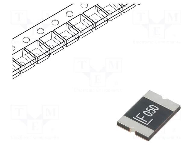 Fuse: PTC polymer; 500mA; SMD; 2920L LITTELFUSE 2920L050DR