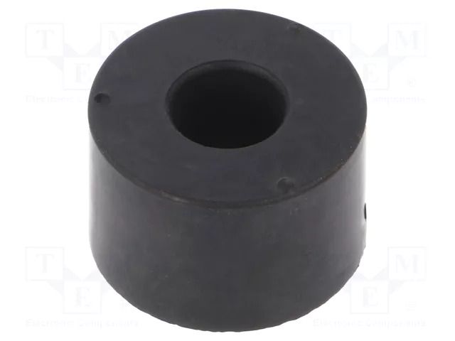 Washer; Base dia: 25mm; stainless steel; H: 16mm; Plating: rubber ELESA+GANTER GN438.5-25-16-4A70