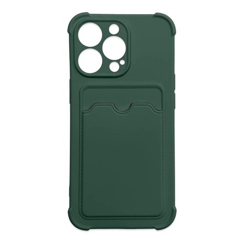 Card Armor Case Pouch Cover For Samsung Galaxy A22 4G Card Wallet Silicone Armor Cover Air Bag Green, Hurtel 5907769335914 5907769335914