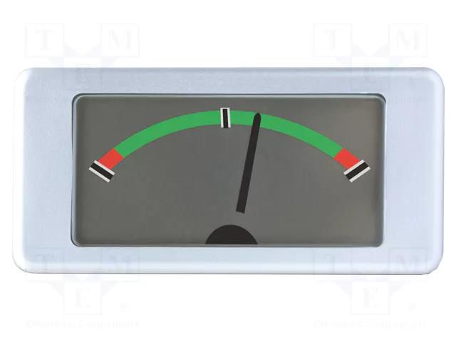 Voltmeter; digital,mounting; 0÷1V; on panel; M5 screw; LCD LASCAR EMA1710