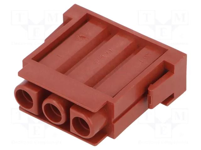 Connector: HDC; module; male; 250V; PIN: 3; w/o contacts AMPHENOL C146-A03501E8