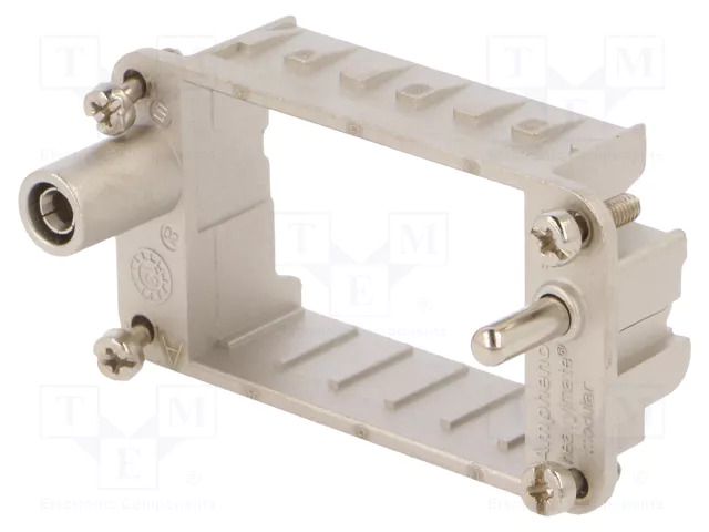 Frame for modules; male; size E10; C146,heavy|mate F; Modules: 3 AMPHENOL C146-10P01000015