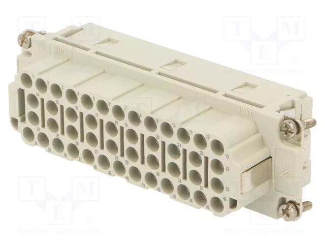 Connector: HDC; contact insert; female; 500V; PIN: 46; 46+PE AMPHENOL C146-10B04650010