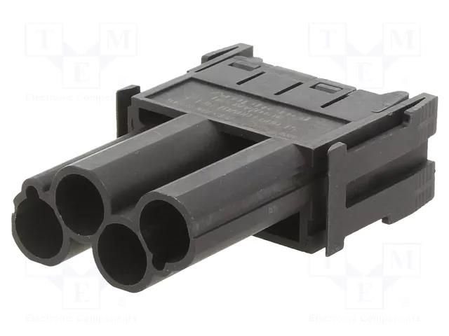 Connector: HDC; module; male; 830V; PIN: 4; w/o contacts AMPHENOL C146-10A00460015