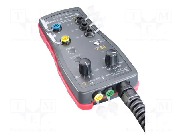 Meter: test adapter; IP54; black-red; 250/430V; 10A; 110x45x220mm BEHA-AMPROBE EVA-500-F