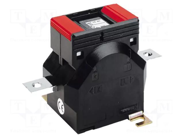 Transformer: current; Iin: 100A; Iout: 1A; on panel; Power: 10VA GOSSEN METRAWATT WSK70.6N-100/1