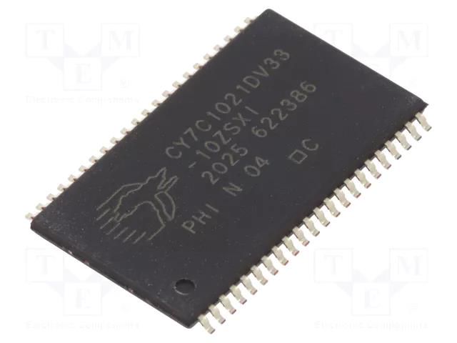 IC: SRAM memory; 1MbSRAM; 64kx16bit; 3÷3.6V; 10ns; TSOP44 II INFINEON (CYPRESS) CY7C1021DV33-10ZSX