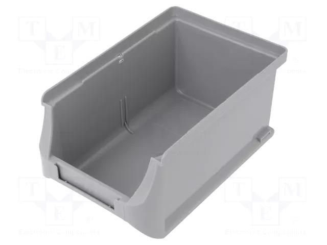 Container: cuvette; plastic; grey; 102x160x75mm; ProfiPlus Box 2 ALLIT AG W-456222