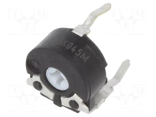Potentiometer: mounting; single turn,horizontal; 25kΩ; 100mW PIHER PT6KV-253A20-PM