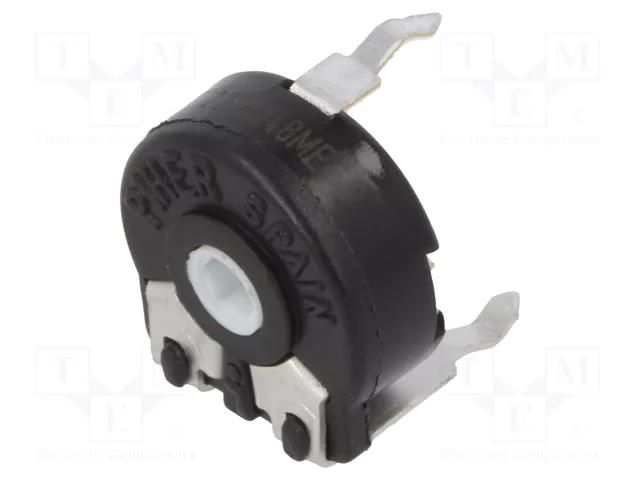Potentiometer: mounting; single turn,horizontal; 220kΩ; 150mW PIHER PT10MV11-224A-E