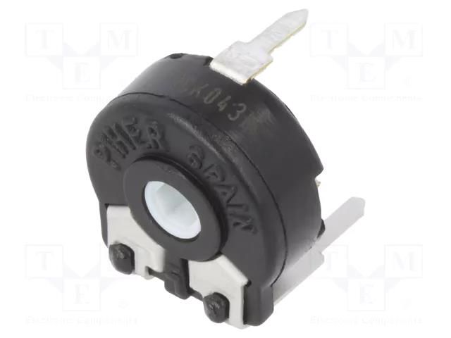 Potentiometer: mounting; single turn,horizontal; 10kΩ; 150mW PIHER PT10MV10-103A-PM