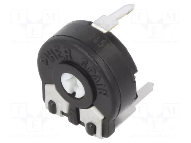 Potentiometer: mounting; single turn,horizontal; 50kΩ; 150mW PIHER PT10LV10-503A-PM
