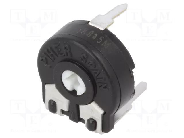Potentiometer: mounting; single turn,horizontal; 25kΩ; 150mW PIHER PT10LV10-253A-PM