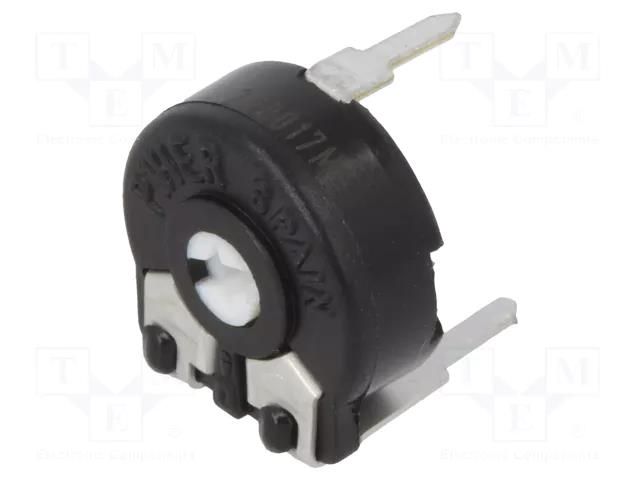 Potentiometer: mounting; single turn,horizontal; 220Ω; 150mW PIHER PT10LV10-221A