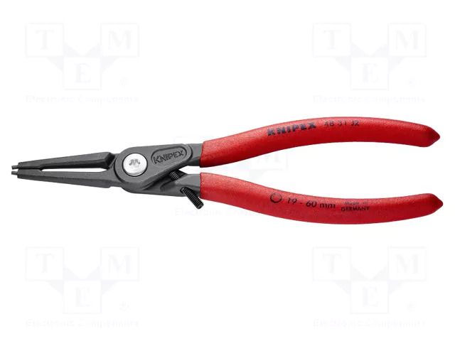 Pliers; for circlip; internal; 19÷60mm; Pliers len: 180mm KNIPEX KNP.4831J2