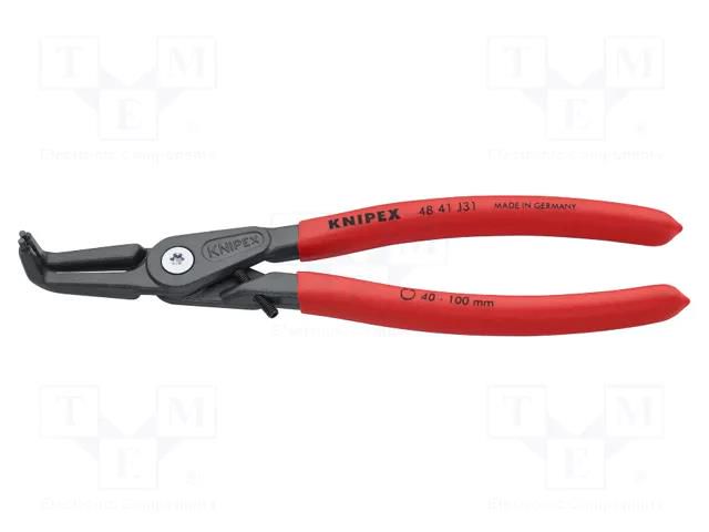 Pliers; for circlip; internal; 40÷100mm; Pliers len: 210mm KNIPEX KNP.4841J31