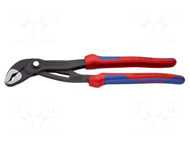 Pliers; adjustable,Cobra adjustable grip; Pliers len: 300mm KNIPEX KNP.8702300