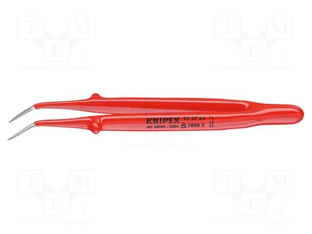 Tweezers; 150mm; for precision works; Blades: curved KNIPEX KNP.923764