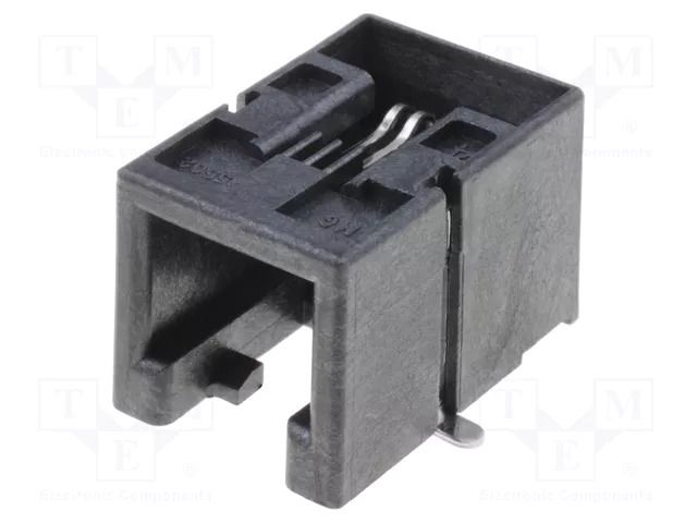 Connector: RJ9; socket; PIN: 4; Cat: 3; low profile; gold-plated MOLEX MX-85502-5005