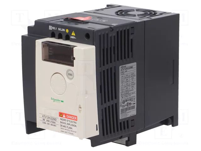 Inverter; Max motor power: 2.2kW; Usup: 200÷240VAC; 0.1÷400Hz SCHNEIDER ELECTRIC ATV12HU22M2