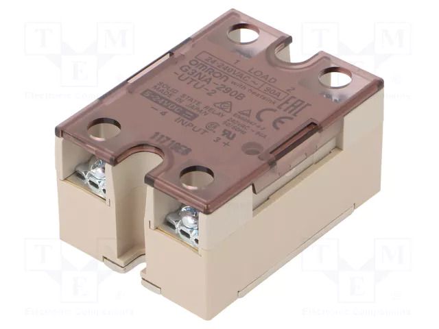 Relay: solid state; Ucntrl: 5÷24VDC; 90A; 24÷240VAC; G3NA; 1-phase OMRON G3NA-290B-5-24