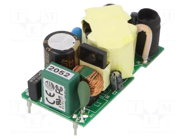 Converter: AC/DC; 25W; Uin: 90÷264VAC,120÷370VDC; Uout: 5VDC; 81% CINCON CFM25S050