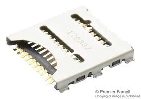 CONNECTOR, MEMORY SOCKET, 19POS 1010170469#2A