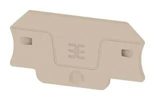 END PLATE, 2.16"X1.14"X0.083, DARK BEIGE 2871750000