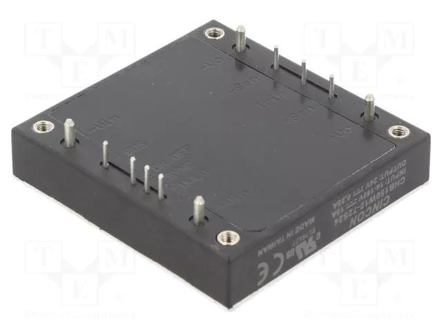Converter: DC/DC; 150W; Uin: 14÷160VDC; Uout: 24VDC; Iout: 6.25A CINCON CHB150W12-72S24