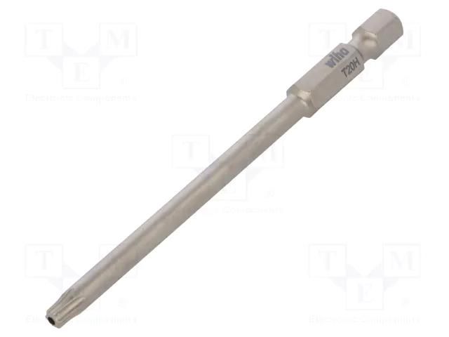 Screwdriver bit; Torx® with protection; T20H; Overall len: 90mm WIHA WIHA.39190