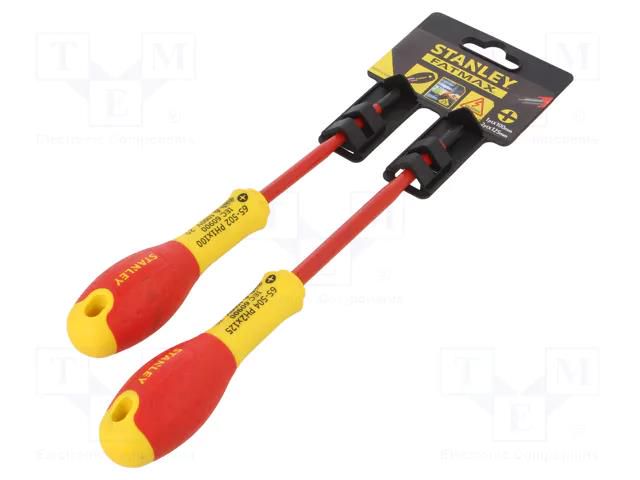 Kit: screwdrivers; insulated; 1kVAC; PlusMinus PH-type; FATMAX® STANLEY STL-FMHT0-62648