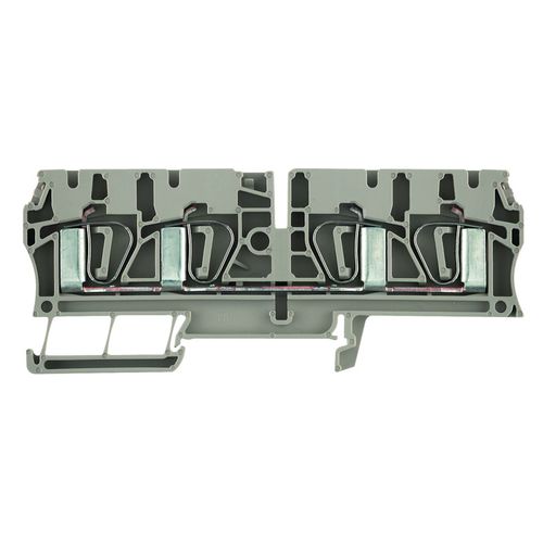Feed-through terminal block, Tension-clamp connection, 4 mm², 800 V, 32 A, Number of connections: 4 Weidmuller 7904290000 04032248422197
