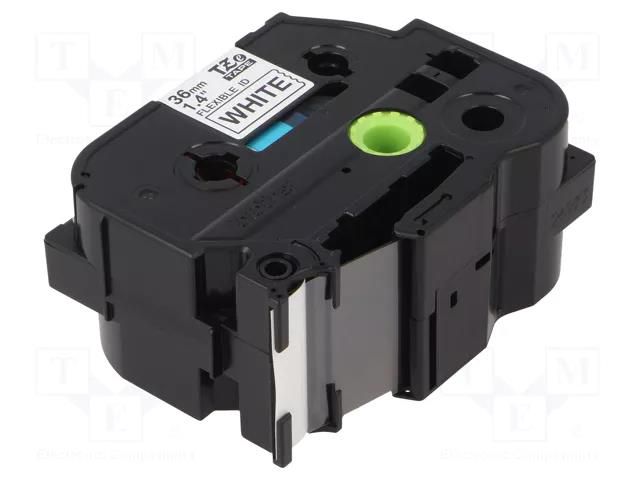 Tape; 36mm; 8m; white; Character colour: black BROTHER BR-TZEFX261