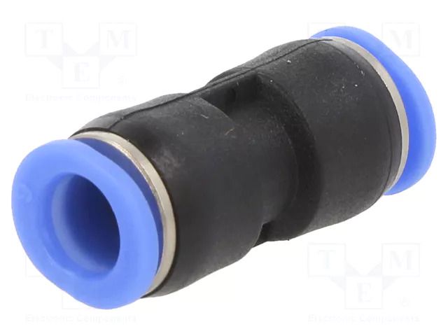 Push-in fitting; straight,inline splice; -0.95÷10bar; plastic PNEUMAT PU-6