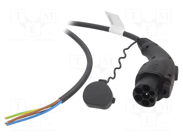 Cable: eMobility; 1x0.5mm2,3x6mm2; 250V; 8kW; IP44; single-phase HARTING 8851504004440A1