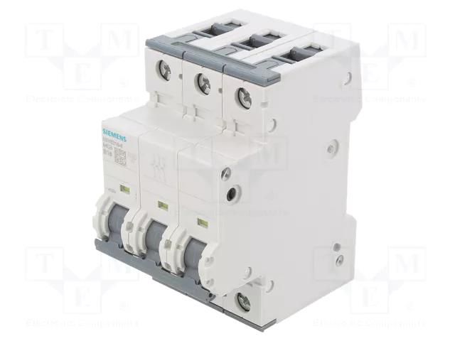 Circuit breaker; 230/400VAC; Inom: 16A; Poles: 3; Charact: B; 6kA SIEMENS 5SY6316-6