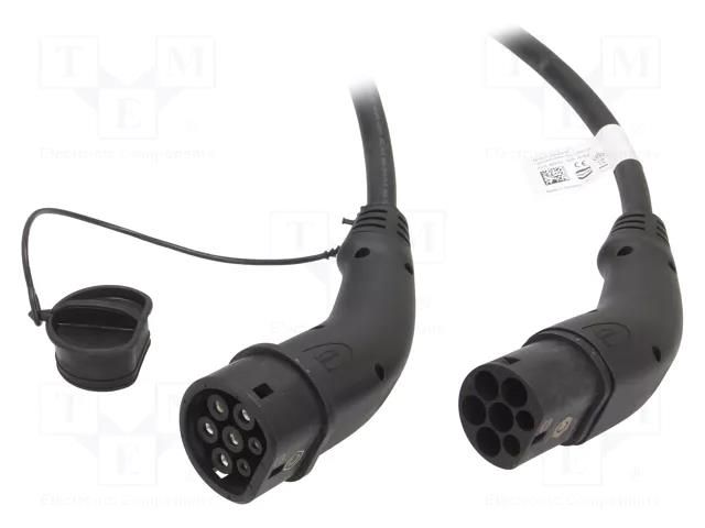 Cable: eMobility; 1x0.5mm2,5x6mm2; 480V; 22kW; IP44; three-phase HARTING 08914090109A0