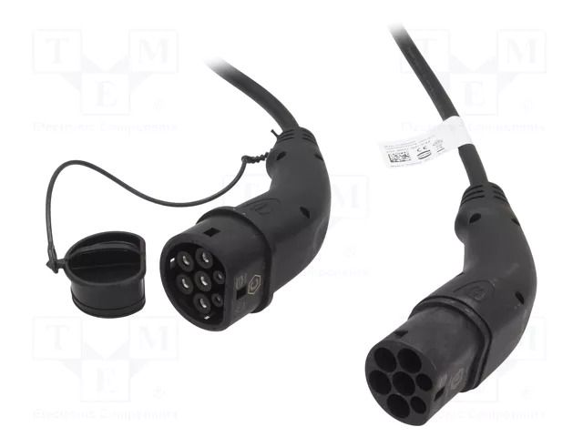 Cable: eMobility; 1x0.5mm2,5x2.5mm2; 480V; 11kW; IP44; three-phase HARTING 08914090106A0