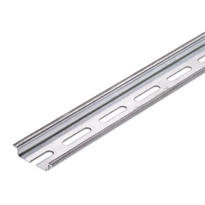 Terminal rail, with slot, Accessories, 35 x 7.5 x 1000 mm, Slit width: 5.20 mm, Slit length: 25.00 mm, Steel, galvanic zinc plated and passivated Weidmuller 7915060000 04032248296279