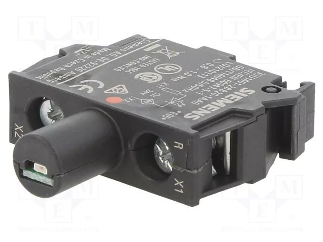 Illuminating unit; 22mm; 3SU1.5; -25÷70°C; Illumin: LED; 24VAC SIEMENS 3SU1401-2BB20-1AA0