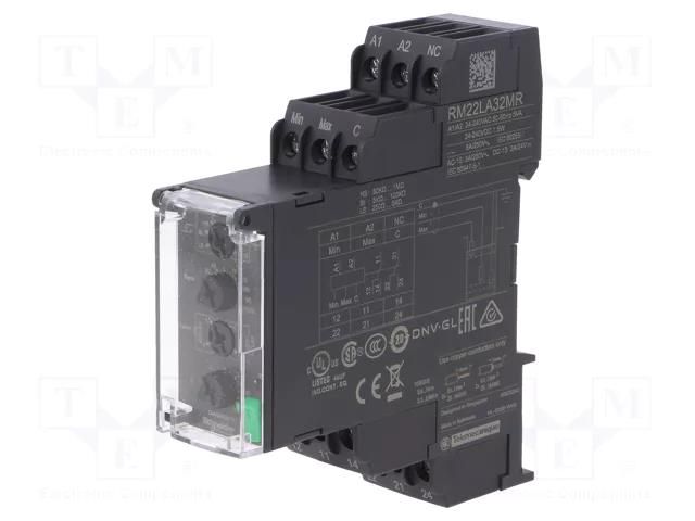 Level monitoring relay; conductive fluid level; 24÷240VAC; IP40 SCHNEIDER ELECTRIC RM22LA32MR